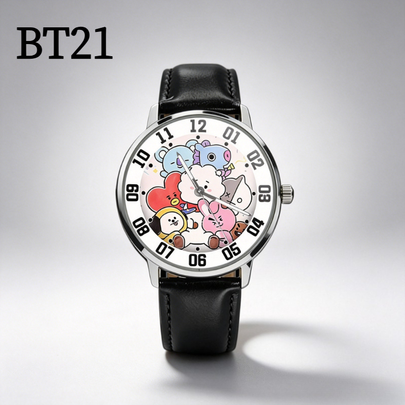 BT21 cartoon cute student watc - Anime Merchandise Types recension och pris