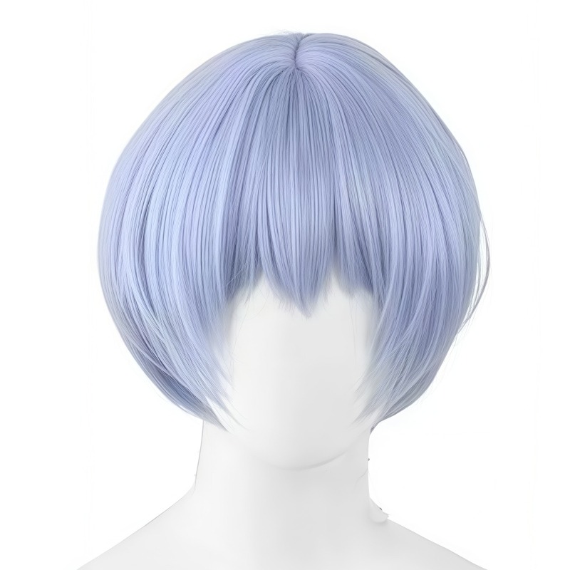 EVA Ayanami Rei cosplay wig sh - Evangelion Anime Merchandise recension och pris