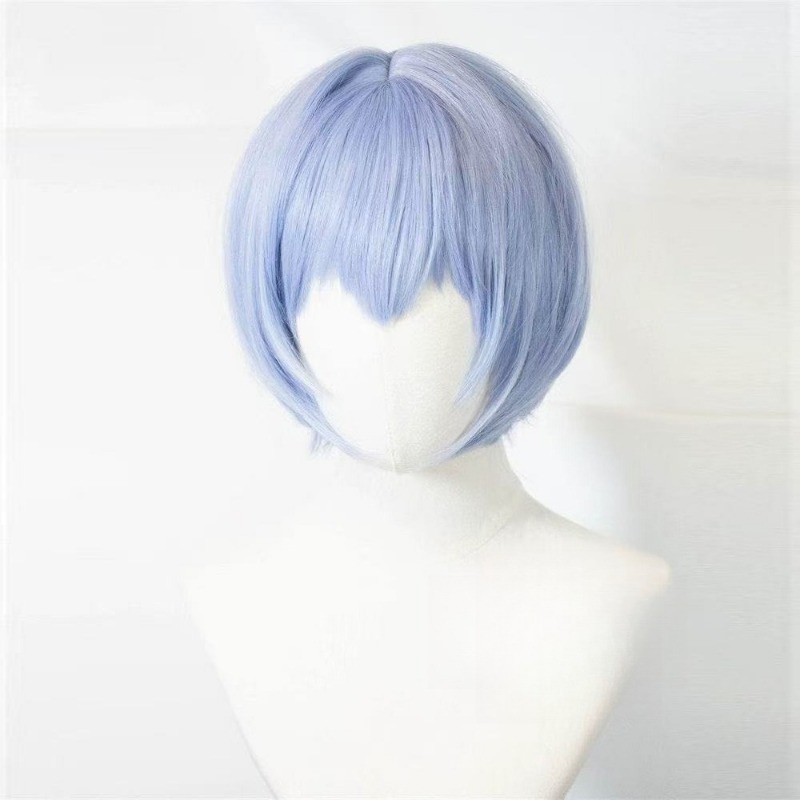 EVA Ayanami Rei cosplay wig sh - Evangelion Anime Merchandise recension och pris