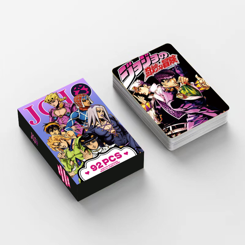 92PCS Photo Cards JOJO Double- - Jojo Anime Merchandise recension och pris