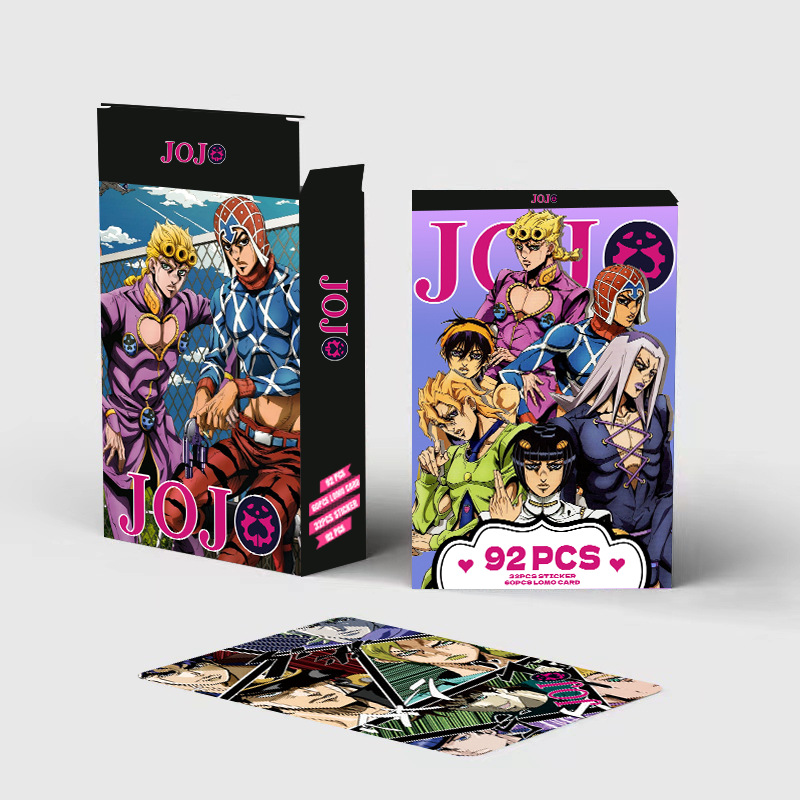 92PCS Photo Cards JOJO Double- - Jojo Anime Merchandise recension och pris