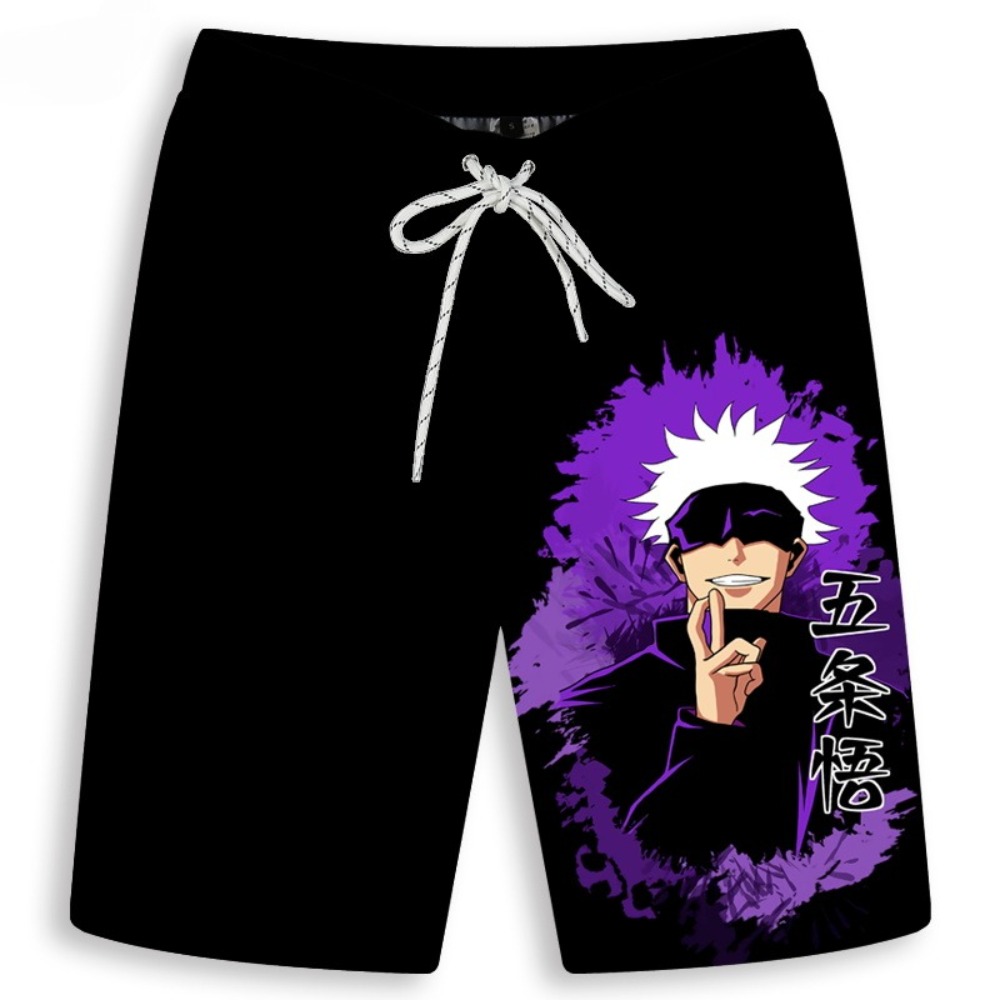 Men's Gojo Satoru Printed Shor - Anime Merchandise Store In Japan recension och pris