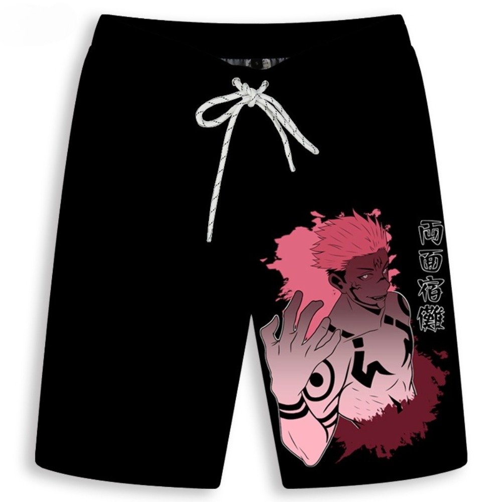Men's Gojo Satoru Printed Shor - Anime Merchandise Store In Japan recension och pris