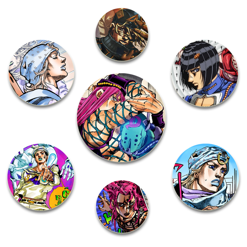 32/44/58mm JoJo Bizarre Advent - Jojo Anime Merchandise recension och pris