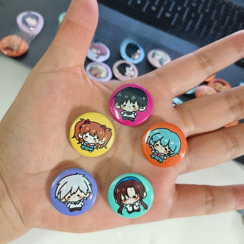 5pcs Neon Cute Genesis Classic - Evangelion Anime Merchandise recension och pris
