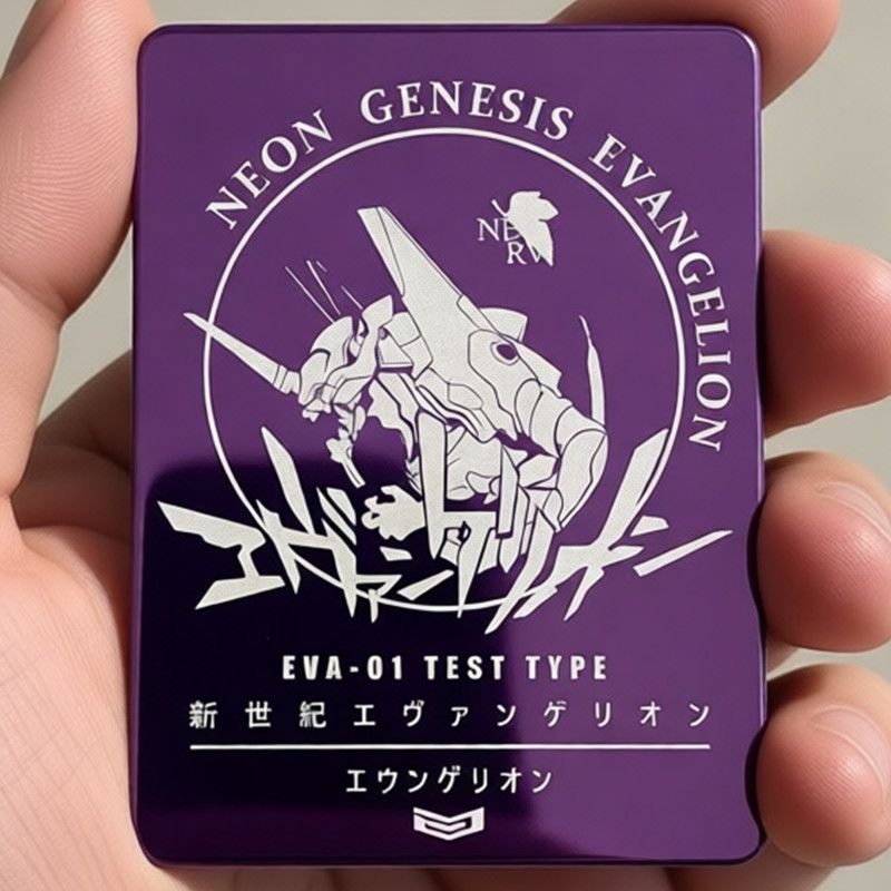 Neon Genesis Laser Metal Brooc - Evangelion Anime Merchandise recension och pris